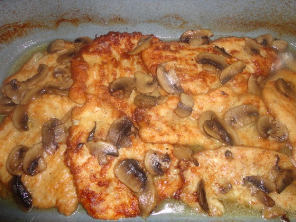 Obrátené kuracie rezne so šampiňónmi (fotorecept) - obrázok 4