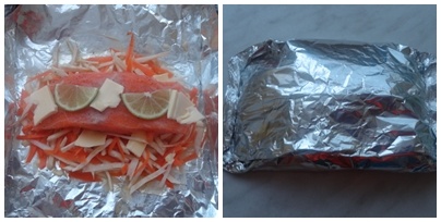 Losos na zelenine v alobale (fotorecept) - obrázok 2