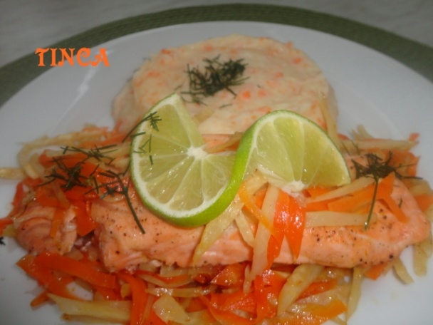 Losos na zelenine v alobale (fotorecept) - obrázok 4