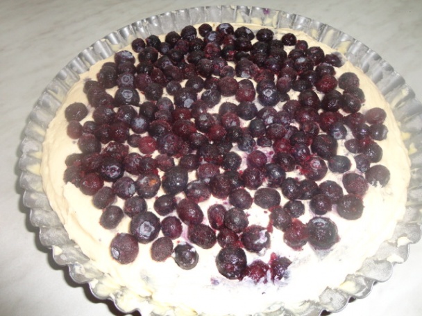 Čučoriedkový okrúhly koláč - obrázok 2