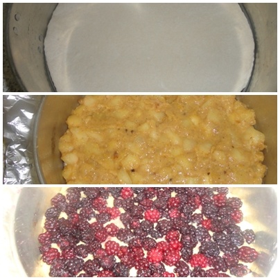 Jablkovo-černicová torta pod snehom (fotorecept) - obrázok 2