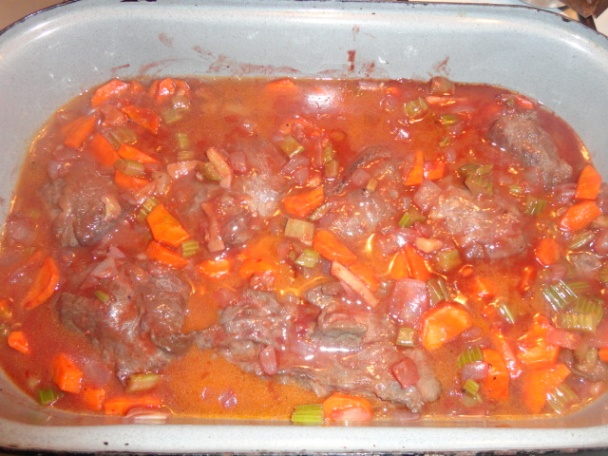 Hovädzie líčka na červenom víne (fotorecept) - obrázok 5