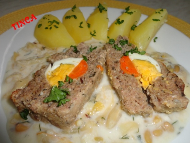 Plnená fašírka vo forme (fotorecept) - obrázok 5