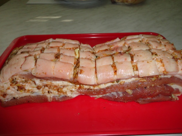 Pečená bravčová slabinka na čiernom pive (fotorecept) - obrázok 1