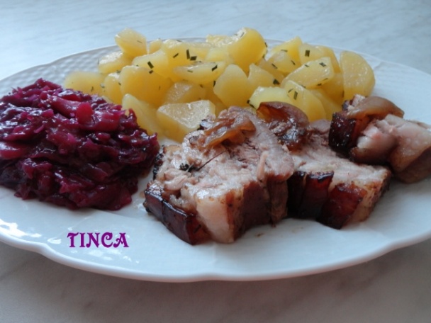 Pečená bravčová slabinka na čiernom pive (fotorecept) - obrázok 3