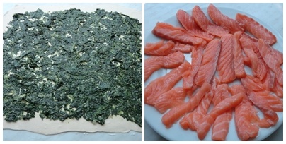 Lososová štrúdľa so špenátom (fotorecept) - obrázok 2