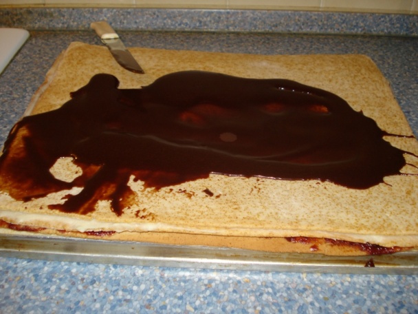 Medové rezy s kakaovou polevou - obrázok 8