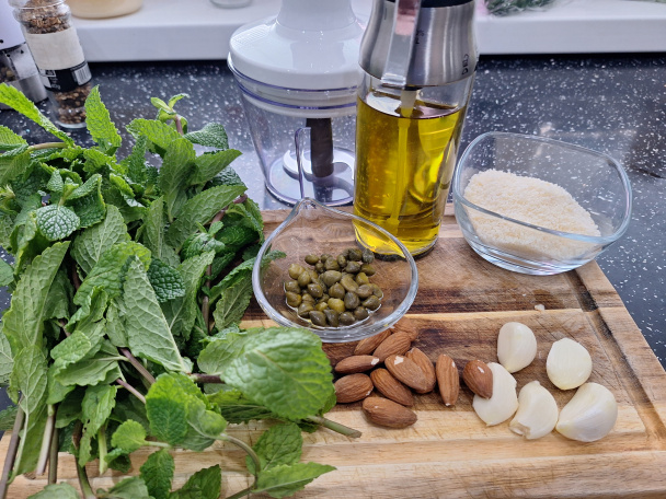 Mätovo-hráškove pyré à la Východ - obrázok 1