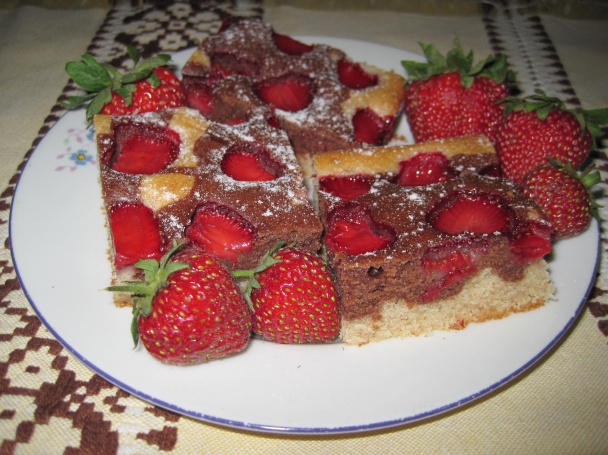 Jahodová bublanina so špaldovou múkou (fotorecept) - obrázok 8