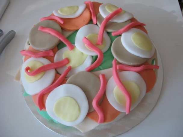 Torta hamburger - obrázok 3