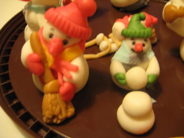 Torta snehuliaci - obrázok 1