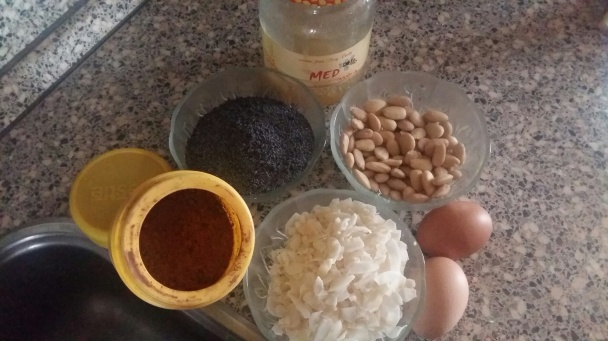 Mandľovo-kokosový koláč (fotorecept) - obrázok 1