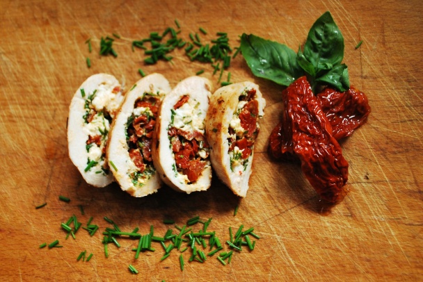 Kuracie prsia so stredomorskou plnkou (fotorecept) - obrázok 6