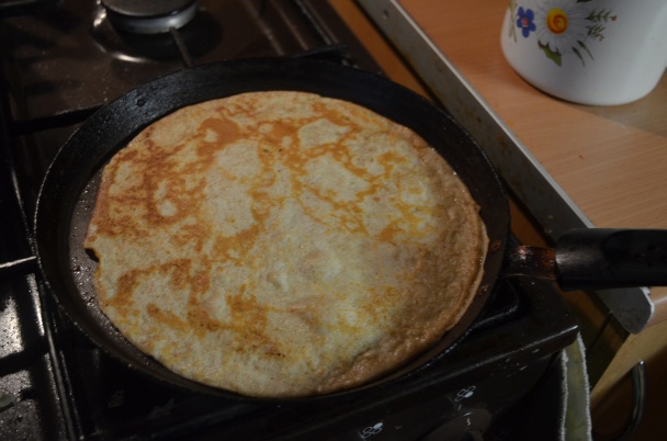 Špaldové palacinky s mäsom a avokádom (fotorecept) - obrázok 7