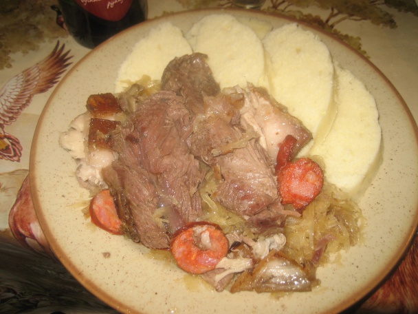 Pečené stehno z daniela s bôčikom (fotorecept) - obrázok 4