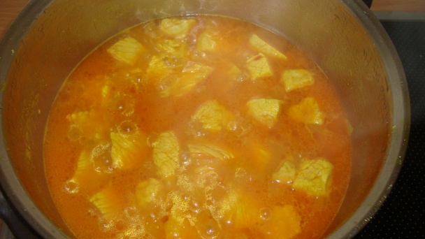 Chorešt s baklažánom - Khoresh Bademjan (dusené mäso s baklažánom) - obrázok 1