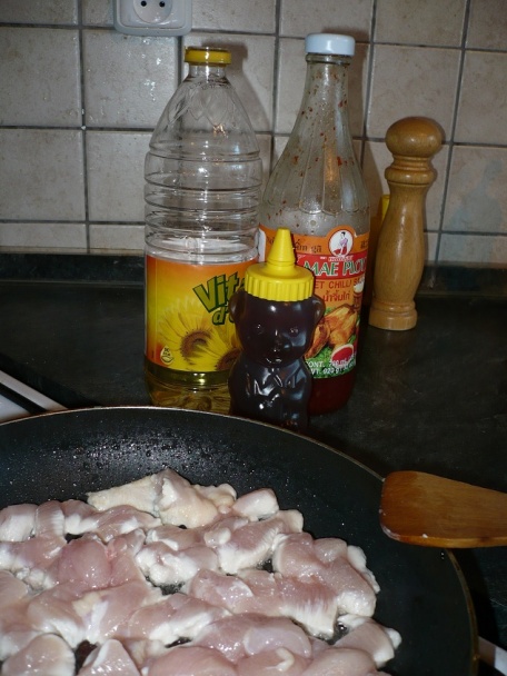 Čili kuracinky v zemiakovej placke - obrázok 1