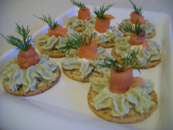 Avokádovo-lososové kvietky (fotorecept) - obrázok 2