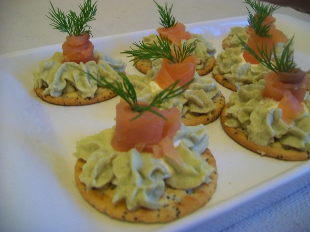 Avokádovo-lososové kvietky (fotorecept) - obrázok 3