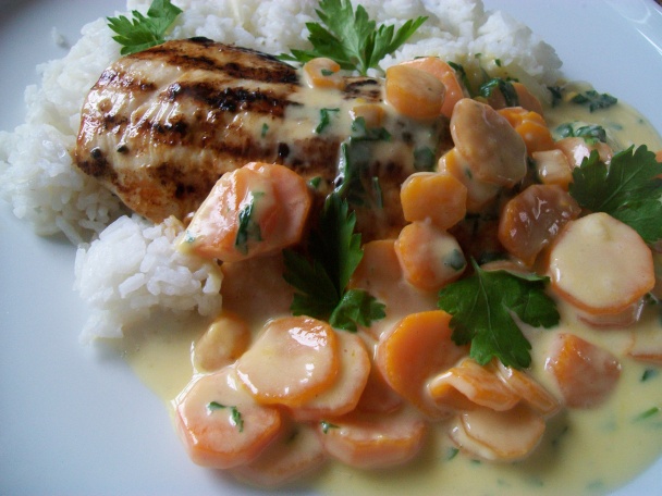 Kuracie prsia na grile s mrkvou na smotane (fotorecept) - obrázok 8