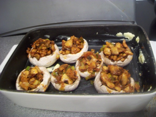 Zapečené šampiňóny s mozzarellou (fotorecept) - obrázok 6