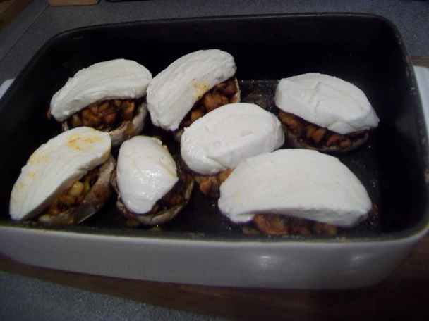 Zapečené šampiňóny s mozzarellou (fotorecept) - obrázok 7