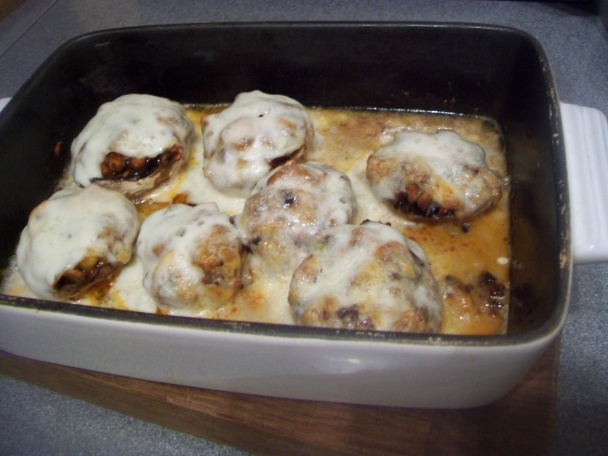 Zapečené šampiňóny s mozzarellou (fotorecept) - obrázok 8