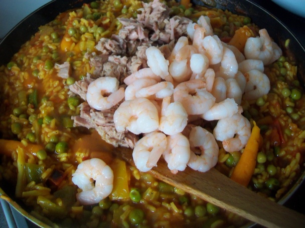 Prawn and Tuna Jambalaya - po slovensky: rizoto s krevetami a tuniakom (fotorecept) - obrázok 5