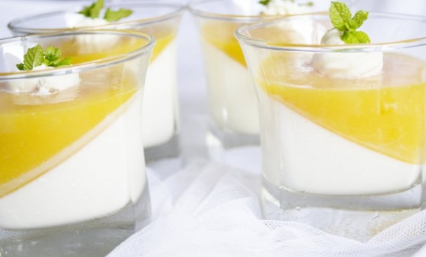 Kokosová panna cotta a mangové želé(fotorecept) - obrázok 10