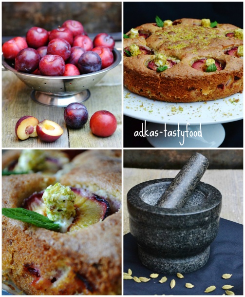 Slivkovo-pistáciový koláč (fotorecept) - obrázok 7