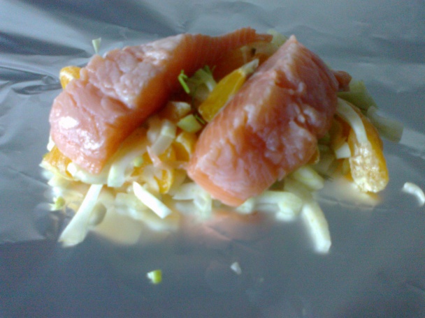 Losos s feniklom a pomarančom - obrázok 1