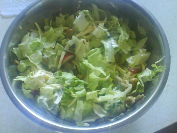 Šalat z ľadového šalátu - obrázok 1