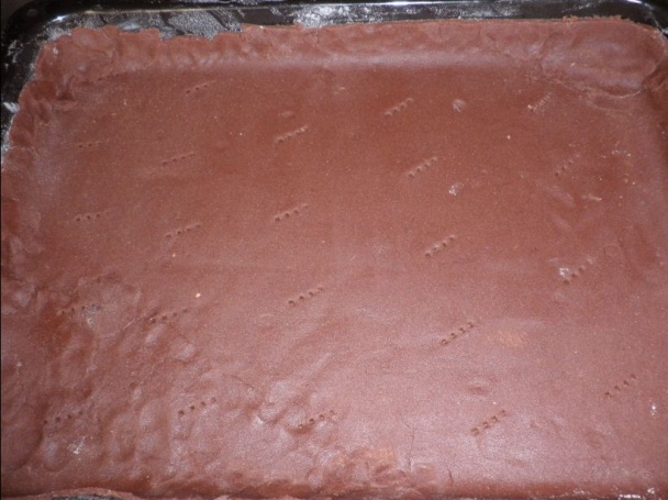 Tvarohovo-kakaový strúhaný koláč - obrázok 2