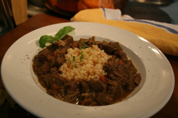 Hovädzie na hríbikoch s tarhoňou - obrázok 3