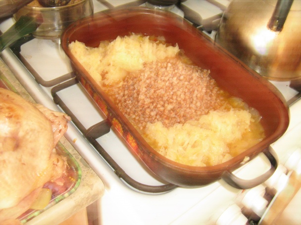 Pečené kuře se zelím a pohankou (fotorecept) - obrázok 7