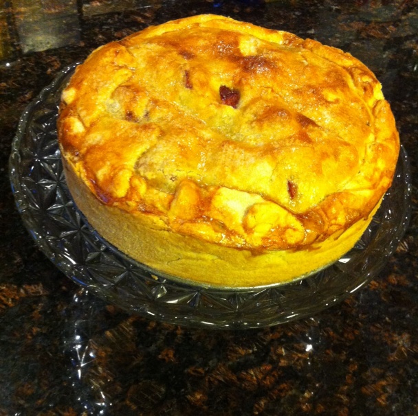 Zakrytý slivkový koláč s vanilkovým šodó - obrázok 3