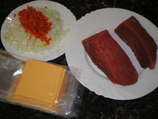 Steak á la Philly cheesesteak (fotorecept) - obrázok 1