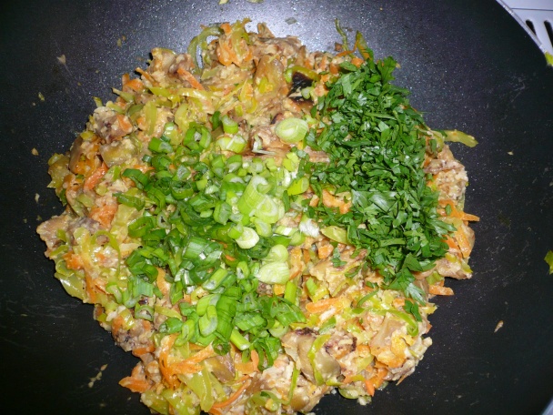 Arabský chlieb plnený baklažánovo - zeleninovou zmesou (fotorecept) - obrázok 8