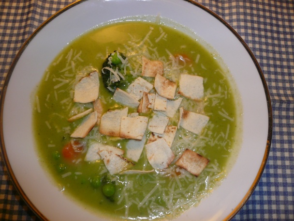 Krémová brokolicovo-hrášková polievka (fotorecept) - obrázok 7