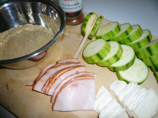 Plnené cuketové medailónky (fotorecept) - obrázok 1