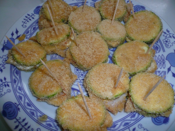 Plnené cuketové medailónky (fotorecept) - obrázok 6