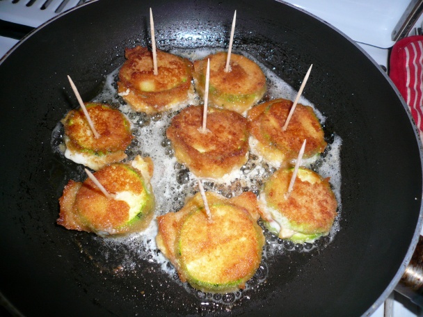 Plnené cuketové medailónky (fotorecept) - obrázok 7