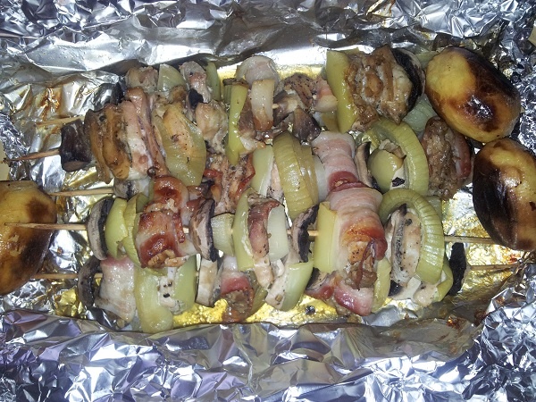 Mäsovo-zeleninové ražniči - obrázok 6