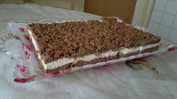 Tvarohovo-rebarborový koláč - obrázok 6