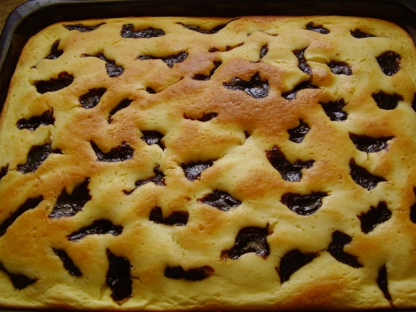 Tvarohový koláč so slivkovým lekvárom (fotorecept) - obrázok 6