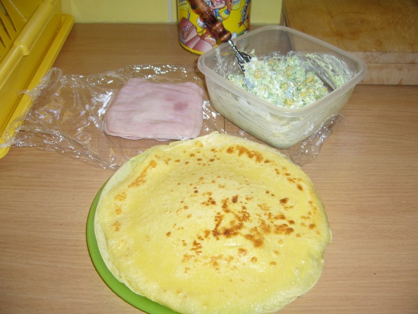 Plnené palacinky naslano (fotorecept) - obrázok 1