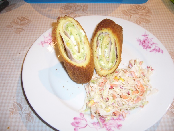 Plnené palacinky naslano (fotorecept) - obrázok 4