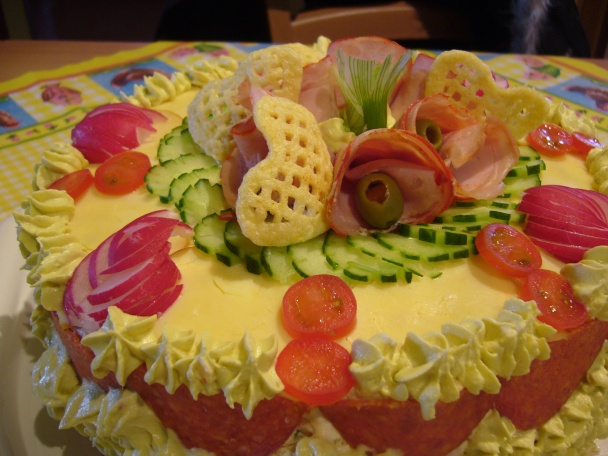 Slaná torta  - obrázok 1