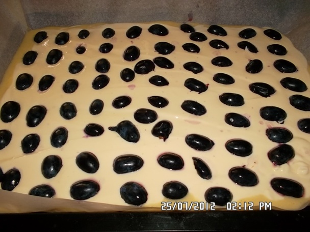 Tvarohovo-hroznový koláč (fotorecept) - obrázok 4