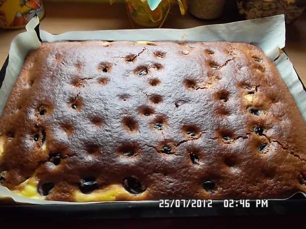 Tvarohovo-hroznový koláč (fotorecept) - obrázok 6